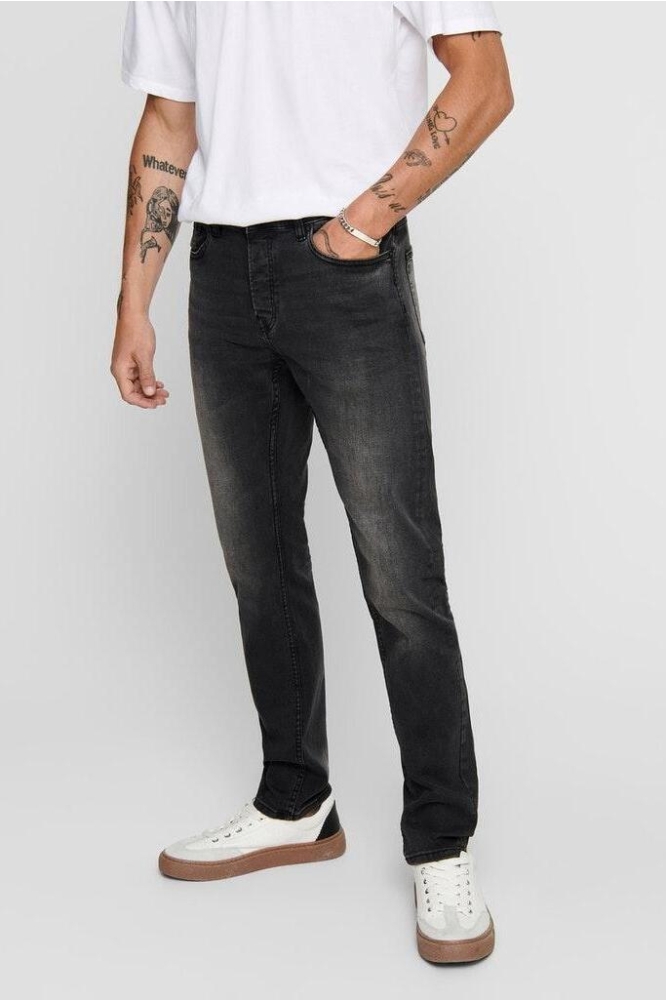onsLOOM BLACK WASHED DCC 0447 NOOS 22010447 Black Denim